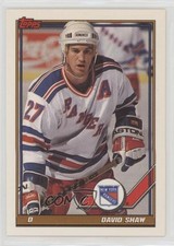 1991-92 Topps Blank Back David Shaw #306 1t8