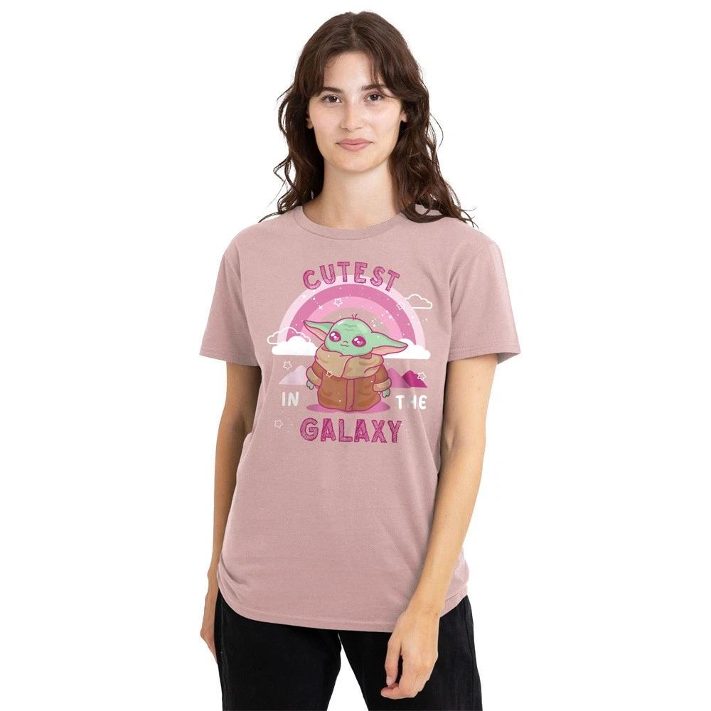 Star Wars Grogu Cutest In The Galaxy Ladies T-Shirt S-2XL, Pink
Opens in a new window or tab