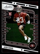 Jacob Cowing 2024 Panini Absolute #191 San Francisco 49ers ROOKIE RC *113