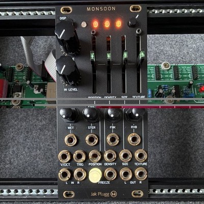 Jak Plugg Monsoon Eurorack Module Mutable Instruments Clouds Modular Synth