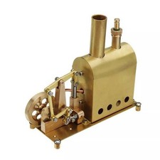 M89 Mini Brass Steam Engine with Boiler Live ...