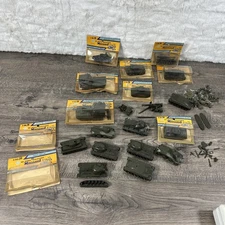 Lot NEW Open Box & Used ROCO Minitanks HO Model Miniatures Tanks Jeep Soldiers