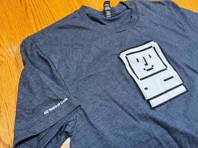 APPLE Software ENGINEER T-SHIRT Gray Small Employee Week of Code 2024 WoC iMac S