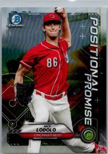 2021 Bowman #POS-NL Nick Lodolo Chrome Positional Promise