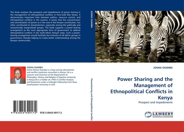 Power Sharing And The Management Of Ethnopolitical Conflicts In Kenya Joshia Osa-image