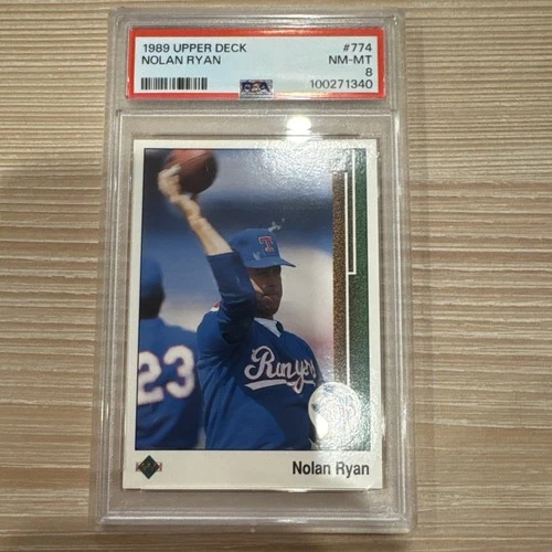 1989 Upper Deck - Nolan Ryan #774 PSA 8