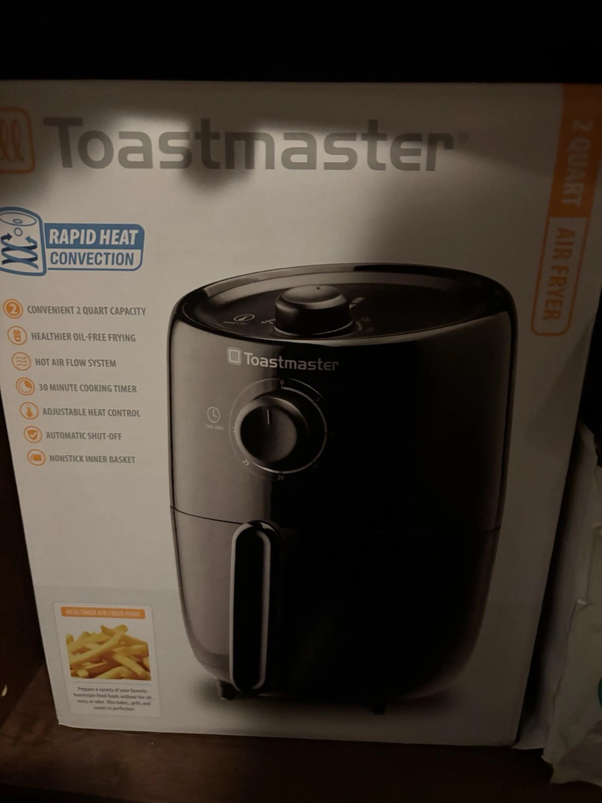 Toastmaster 2 Quart Air Fryer Rapid Heat Convection New In Box
Opens in a new window or tab