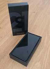 Samsung Galaxy S21+ 5G 256GB Schwarz Smartphone in OVP, Gehäuse beschädigt