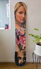 2009 Burton x Playboy Love 157 Snowboard - Bl...