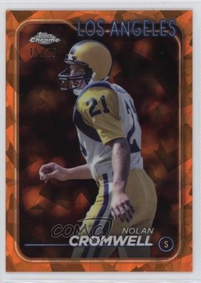 2024 Topps Chrome Sapphire Orange 15/25 Nolan Cromwell #105 16tx