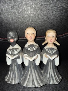 VTG Napco Choir Children S418 African American Boy Blonde Boy & Girl RARE!