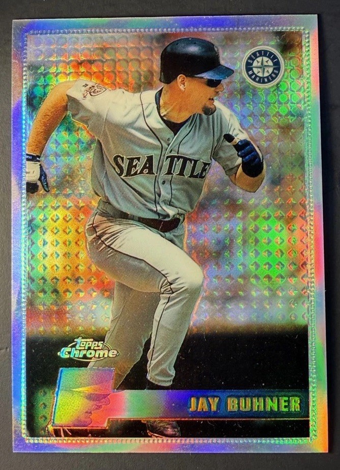 1996 Topps Chrome - Jay Buhner #109 Refractor
