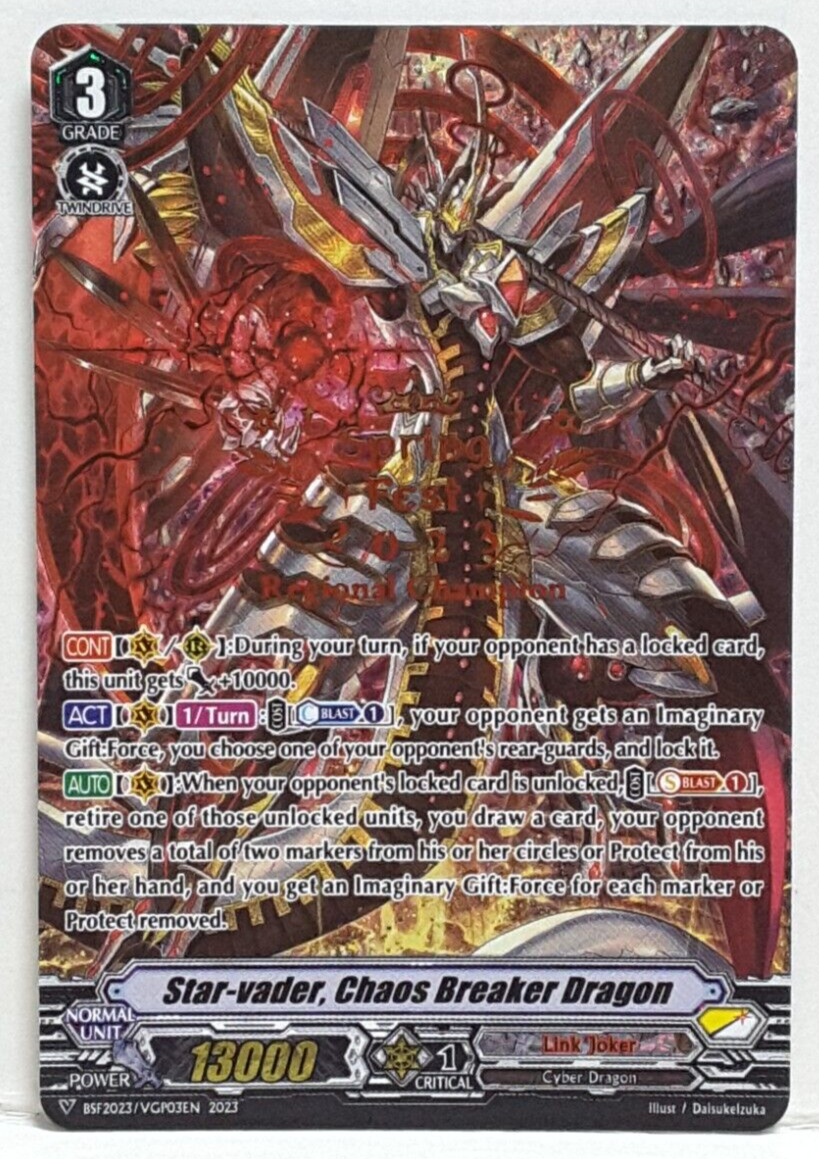 Bushiroad Cardfight Vanguard Star-vader, Chaos Breaker Dragon