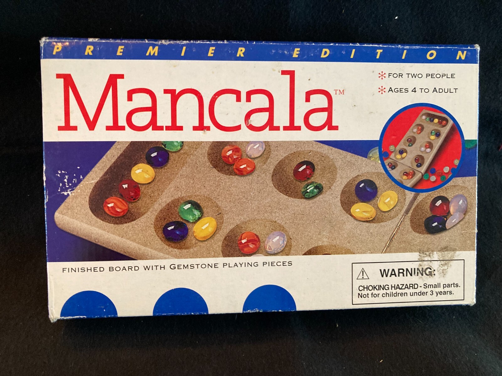 Premier Edition Mancala game with gemstones | eBay
