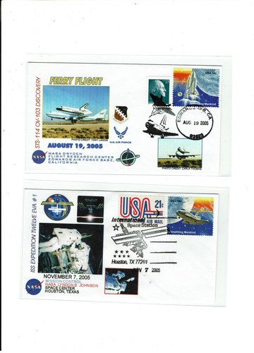 STS-114 Space Shuttle DISCOVERY 5 Covers May 2005 Return to Flight RAFFAELLO !! - Picture 2 of 2