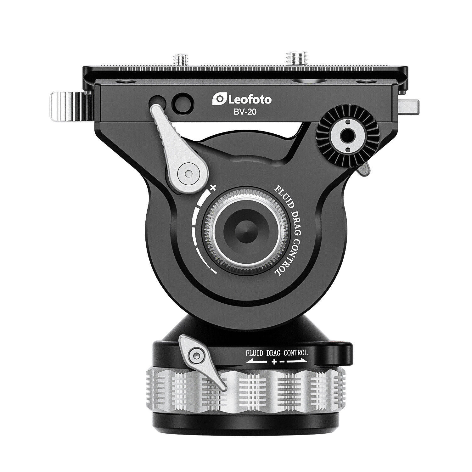 Leofoto BV-20K (Knob Clamp) Pro Fluid Video Head with Arca Plate