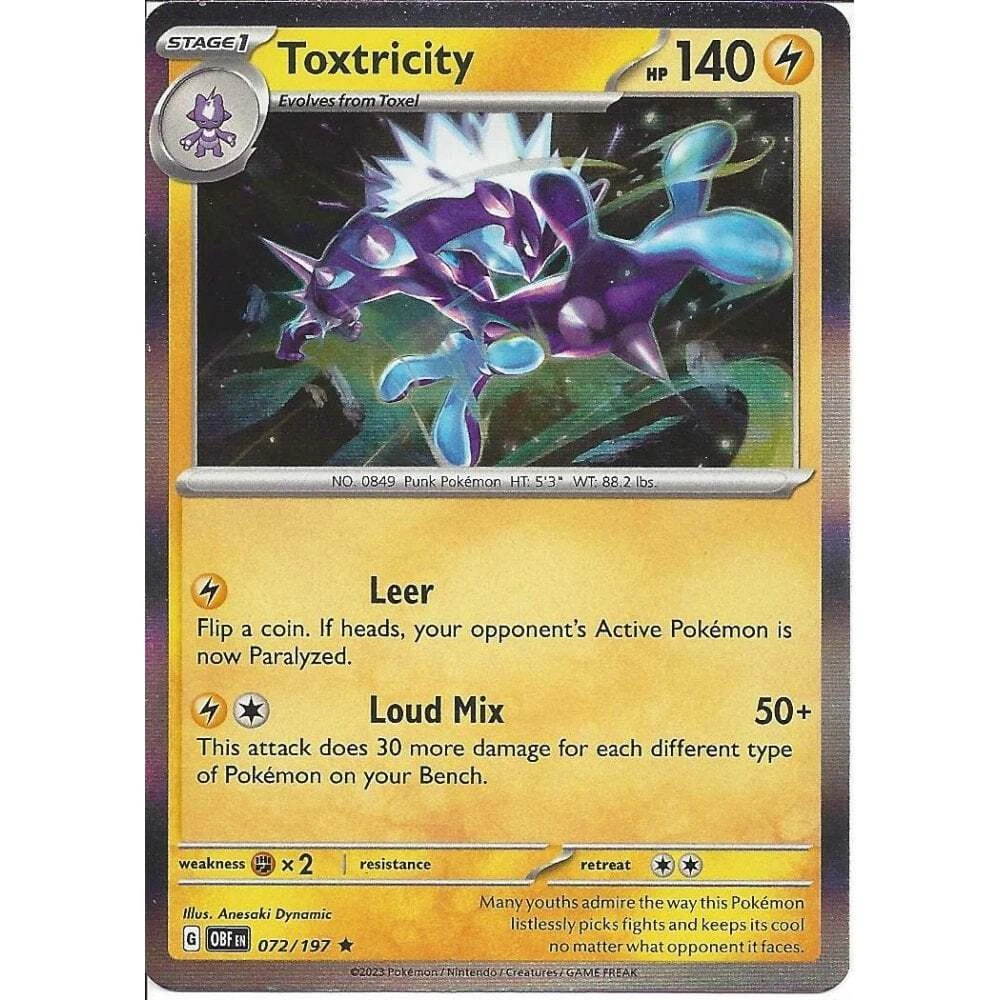 Toxtricity Pokmon TCG Cards for sale | eBay Toxtricity Pokmon TCG Cards for sale | eBay
