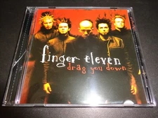 DRAG YOU DOWN by FINGER ELEVEN-Rare Collectible PROMOTIONAL Single-Alt Rock CD