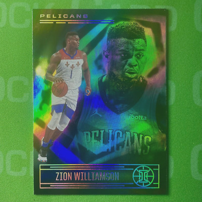 Zion Williamson SP 2nd Year Emerald Short Print #116
