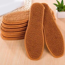 Warm Shoe Insoles Foot Shearling Inserts For Boot Warm Keeping Shoes Pads