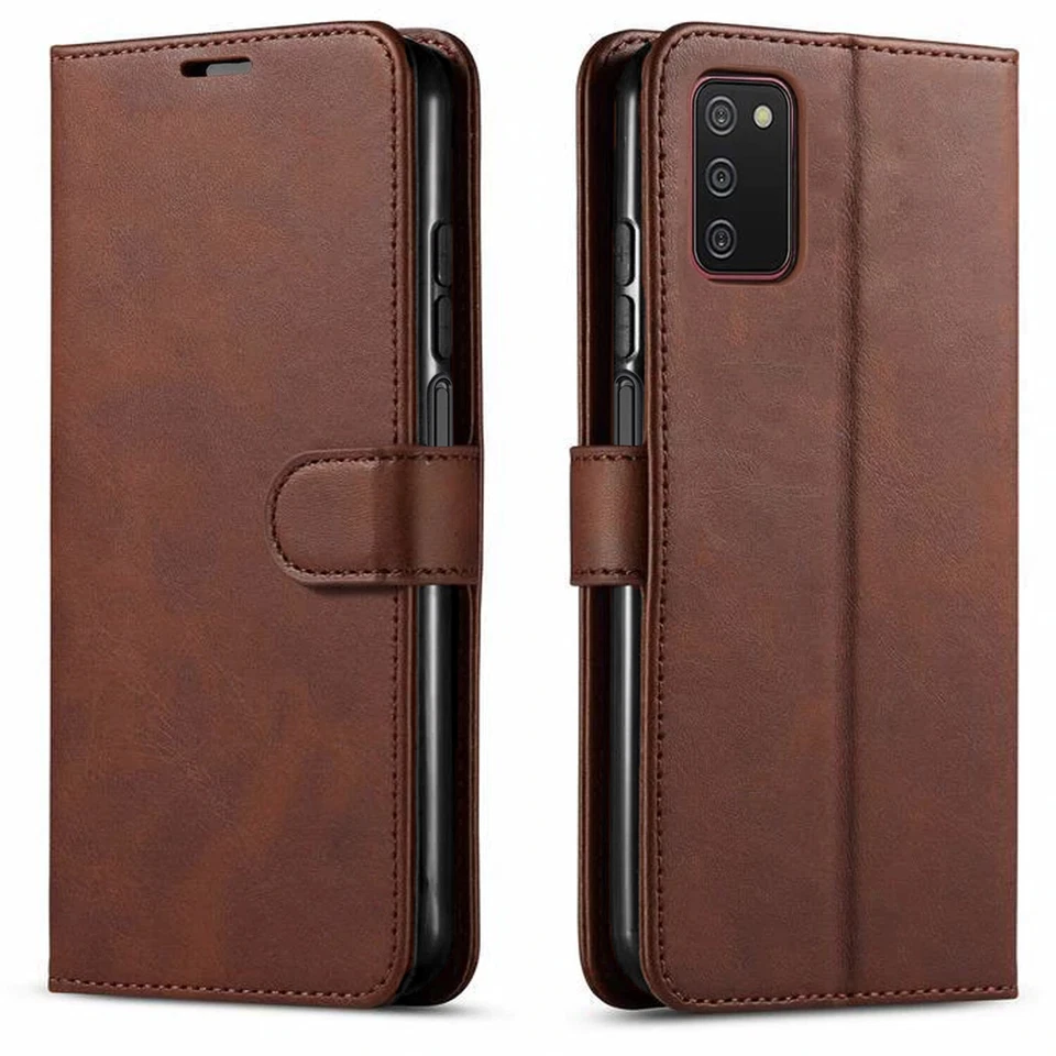 For Samsung Galaxy A03s A13 5G Case Phone Cover Wallet +Tempered Glass Protector - Image 3 of 4