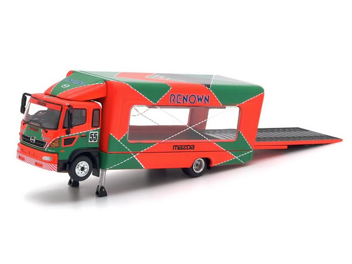 Shadow Pro 1/64 Scale Fuso Figher & MX5 Racecar Diecast Car Model