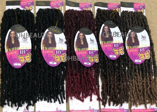 crochet butterfly loc