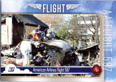 American Airlines Flight 587 - #67 - 2023 Historic Autographs Flight - SP