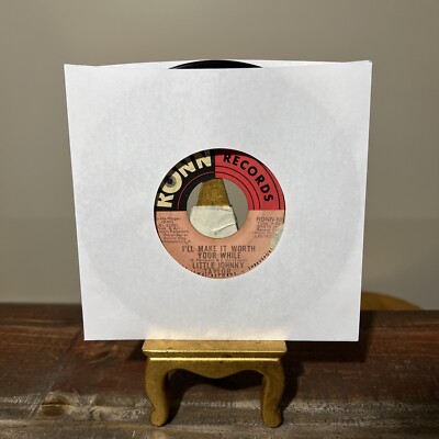 Little Johnny Taylor I'll Make It Worth Your While Vinyl 7  First Press Good+ 