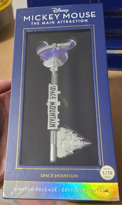 Disney Parks Mickey Main Attraction Space Mountain Key 1/12 NIP