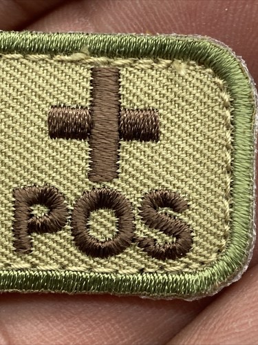 O+ Positive Blood Type Patch Multicam OCP Army Military Neu - Bild 5 von 6