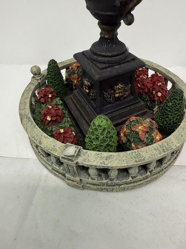 Grandeur Noel Fiber Optic Victorian Village Loving Cup Fountain Accessory 2003 - Picture 7 of 11