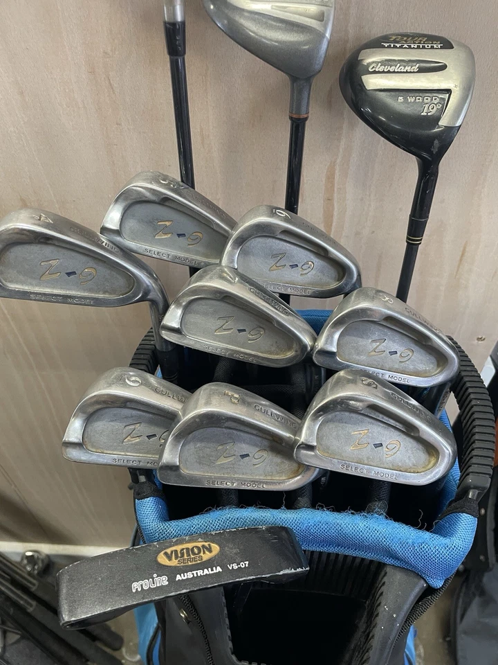 Mens Golf Package Set -1” Regular Flex Graphite 12 Clubs /New Grips /Right /Bag - Image 4 of 4