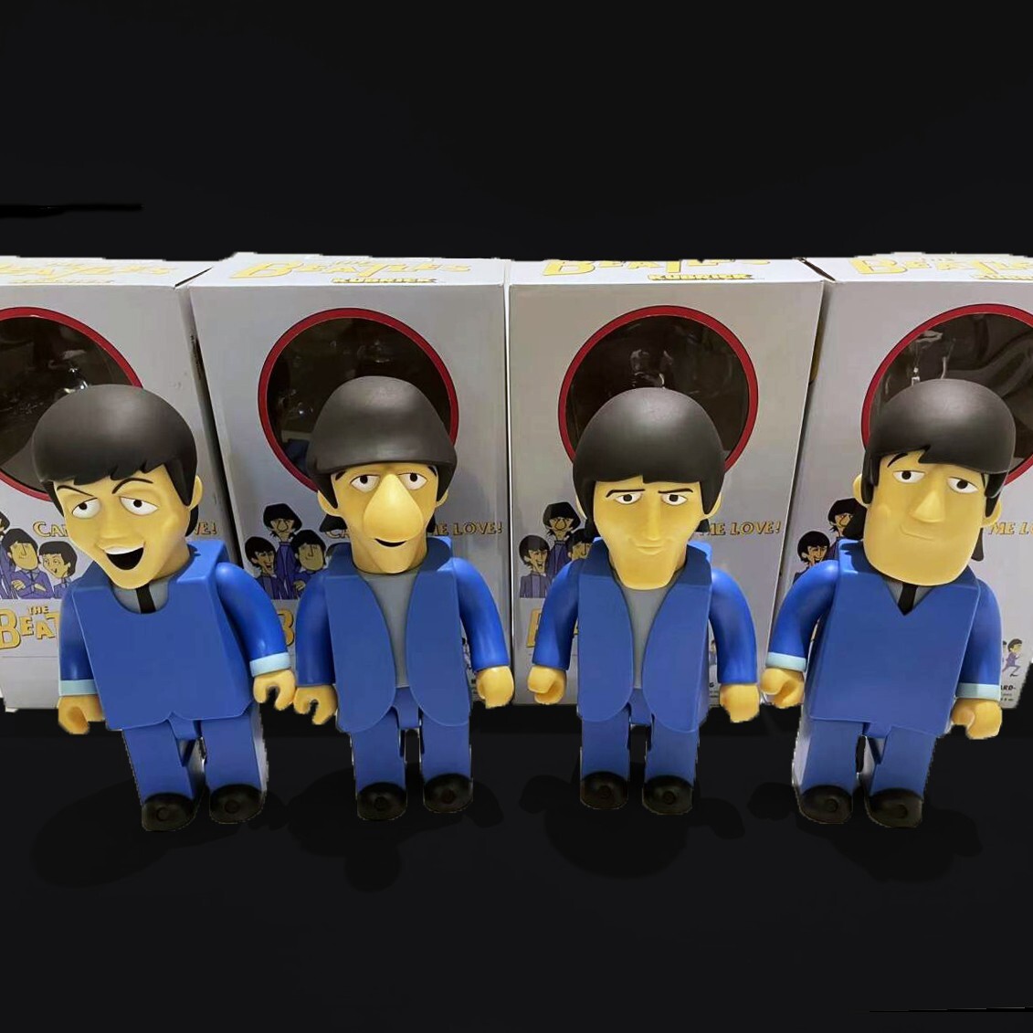 The Beatles CAN'T BUY ME LOVE KUBRICK 400% Figure Set The Beatles CAN'T BUY ME LOVE KUBRICK 400% Figure Set