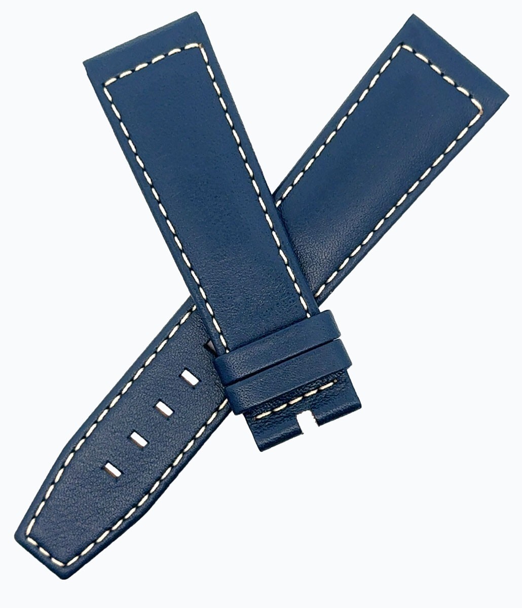 Genuine Longines 22mm x 19mm Navy Blue Watch Band Strap L682160124