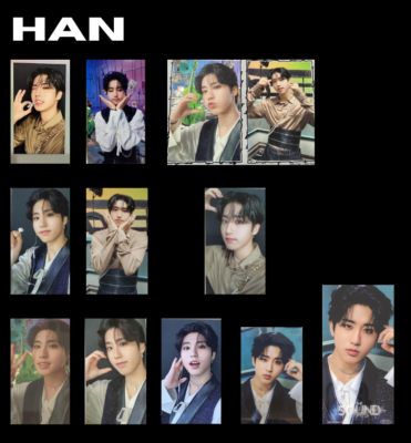 Stray kids HAN THE SOUND Official Photo card POB FC Fanclub Photo
