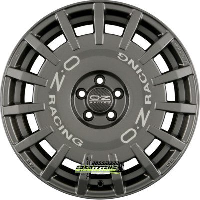 その他 RT-137194 OZ Rally Racing dark graphite 8x18 ET45 - LK5/108 ML75 Felge Alu