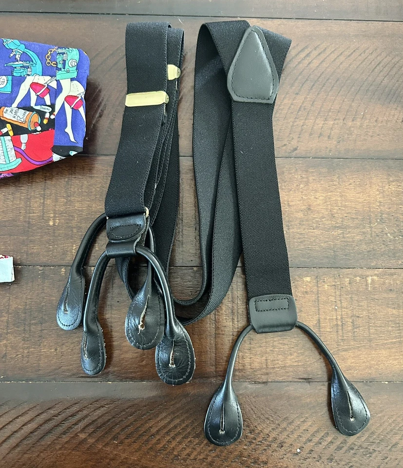 Nicole Miller Vintage Silk Cummerbund & Bowtie Set Rare Doctor Physician Medical - Image 2 of 4