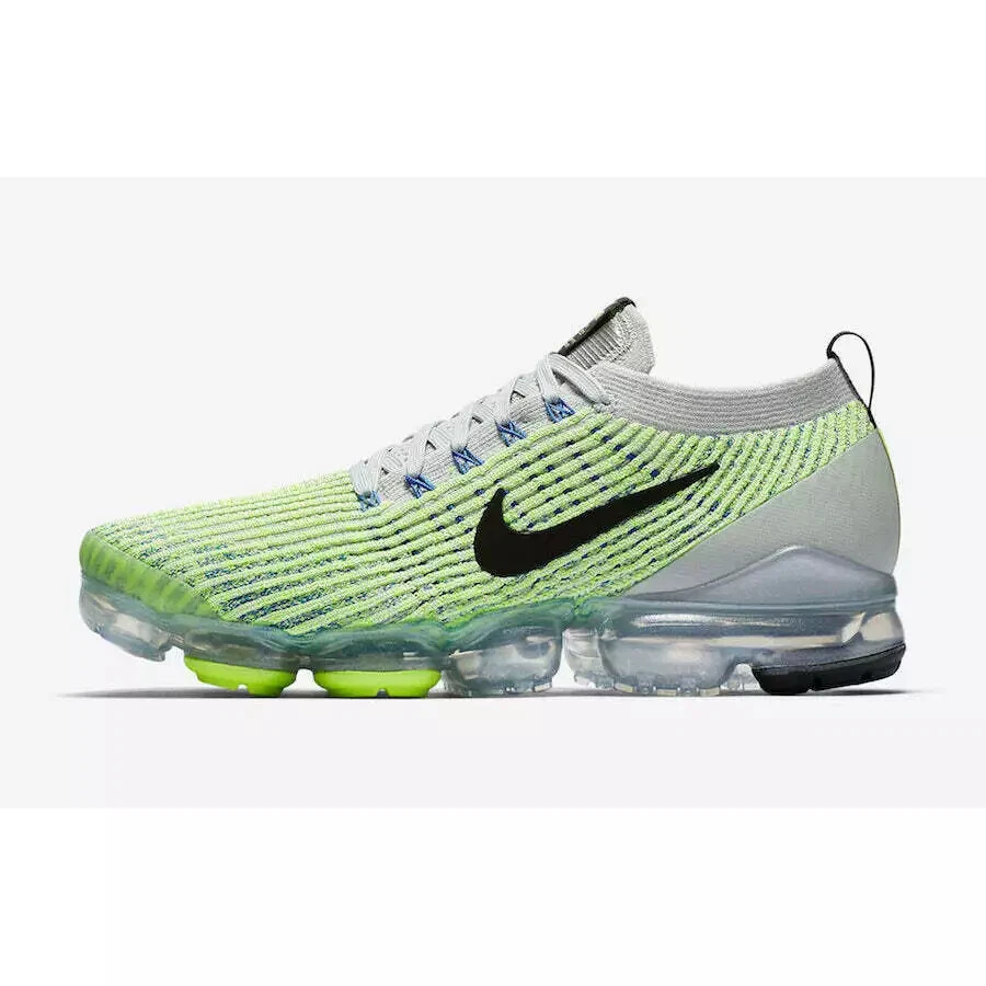 Nike Air VaporMax Flyknit 3 Grey Volt for Sale | Authenticity