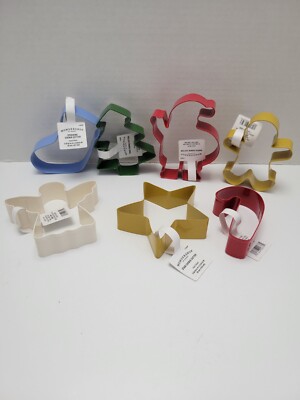 7 Pieces 2022 Wondershop Target Metal Christmas Cookie Cutters - NEW