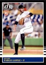 2019 Panini Donruss Retro 1985 Rookie #203 Pablo Lopez Miami Marlins