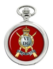 Carabinieri 6th Dragoon Protezioni, Britannico Militare Orologio da Tasca