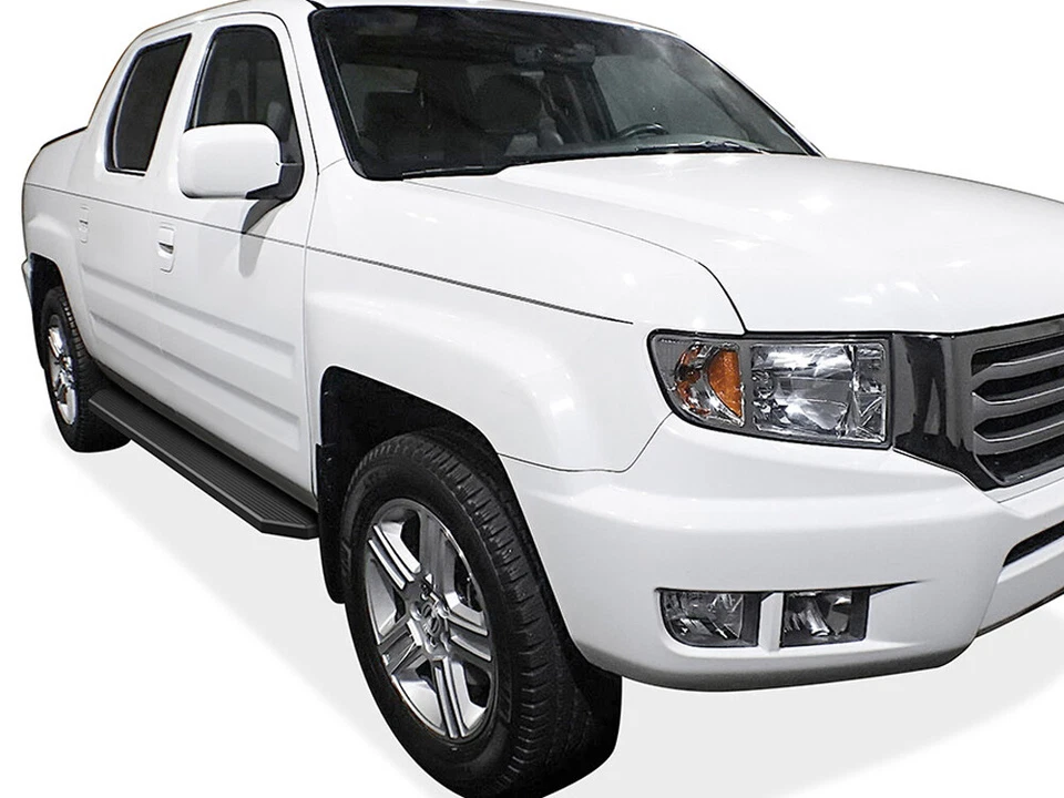 APS Black Running Boards Style Fit 06-14 Honda Ridgeline - Image 2 of 4