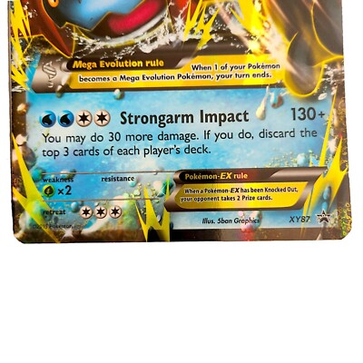 mega swampert ex pokemon card Amazon.com: Pokemon M Swampert EX XY87 Mega Swampert EX Oversized Jumbo Card  XY 87 : Toys & Games main image 1