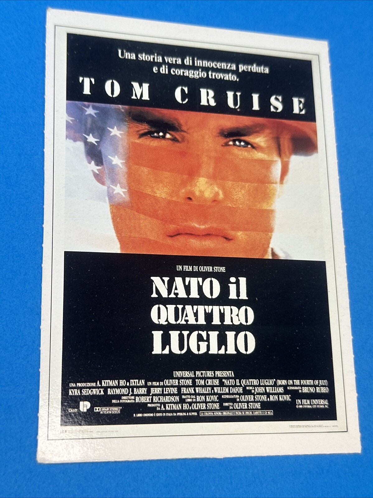 NATO IL 4 LUGLIO - OLIVER STONE - Locandina Poster Versione Ufficiale