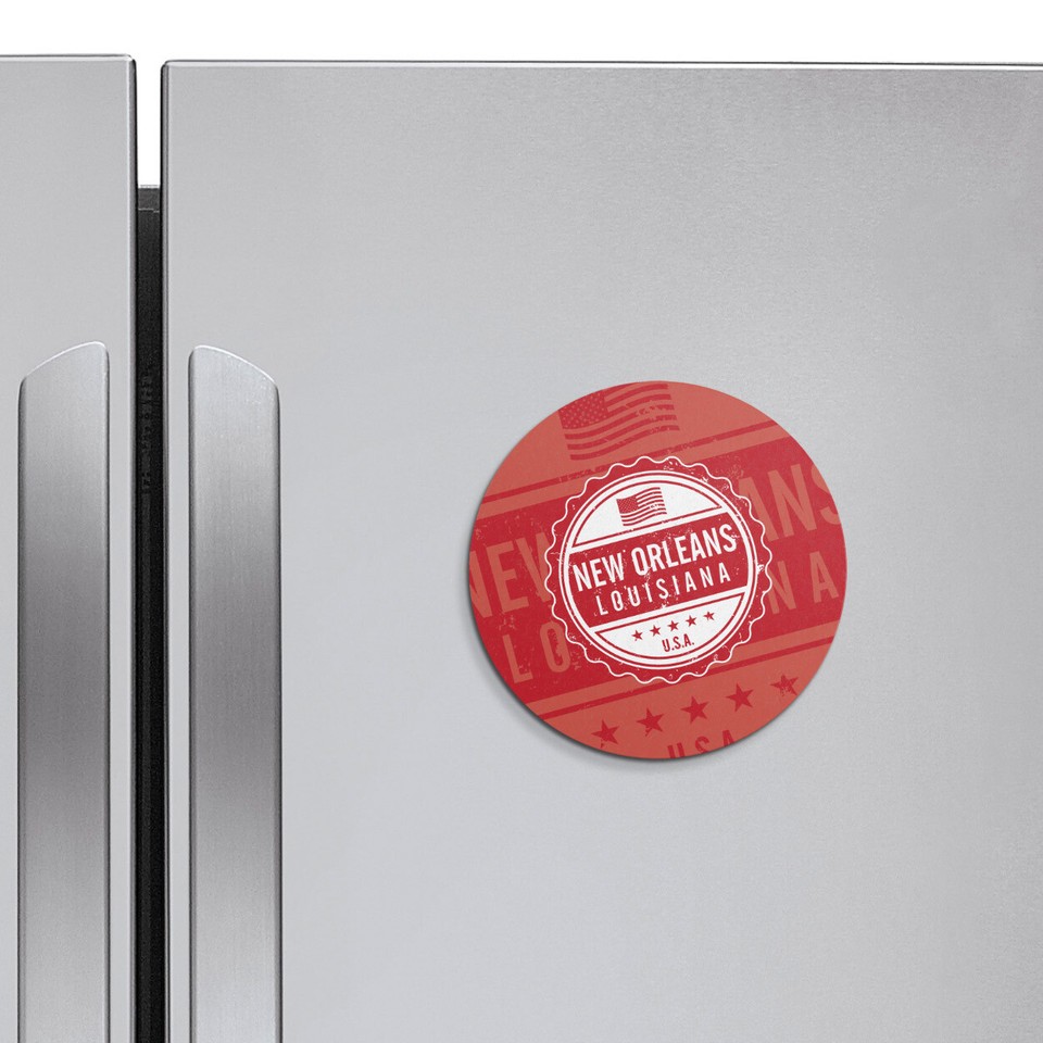 Greetings From New Orleans, Louisiana, Calamita Da Frigo Stile A - Italia - Foto 9