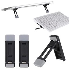 2 Pcs Portable Keyboard Riser Three Tilt Angle Adjustable Foldable Invisible ...