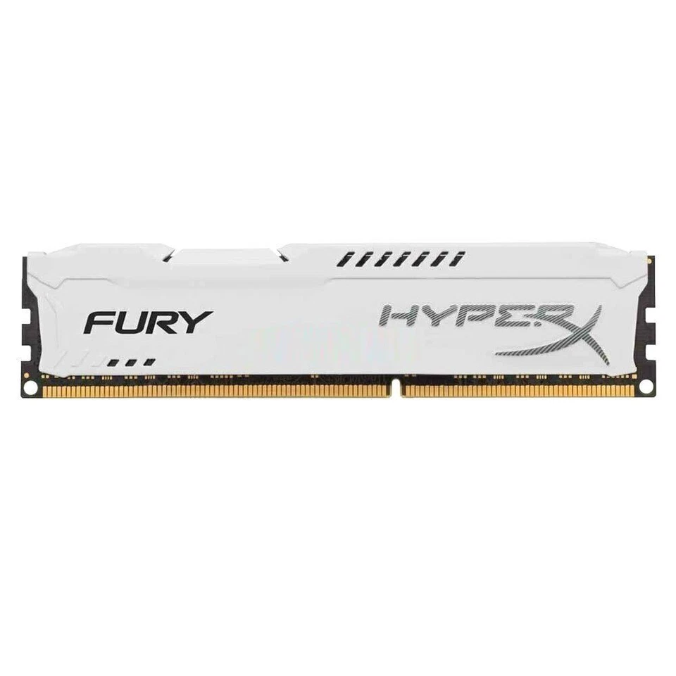 HyperX FURY 32GB 4x 8GB DDR3 1866MHz PC3-14900 DIMM Desktop Memory RAM BT White - Image 4 of 4