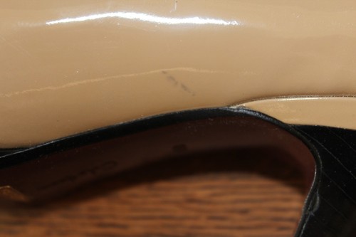 Hermosos zapatos de salón COLE HAAN tostados punta abierta talla 8,5B L#1679 para mujer - Imagen 6 de 10