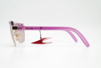 Vintage Sunglasses Paloma Picasso 3706 Purple Gold Square  display picture 1
